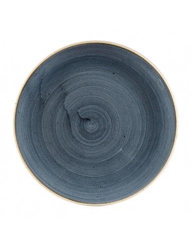 Assiettes coupe ronde Churchill Stonecast Blueberry 182mm (Lot de 12)