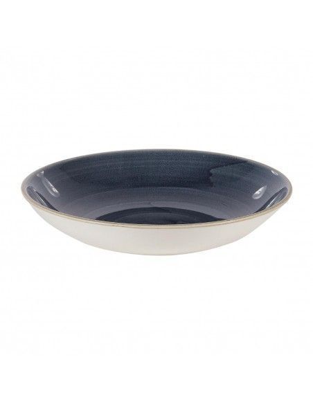 Assiettes coupe ronde Churchill Stonecast Blueberry 182mm (Lot de 12)