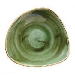Bols triangulaires Churchill Stonecast Samphire Green 235mm (Lot de 12)