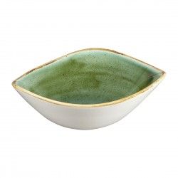 Bols triangulaires Churchill Stonecast Samphire Green 185mm (Lot de 12) 2