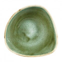 Bols triangulaires Churchill Stonecast Samphire Green 153mm (Lot de 12)