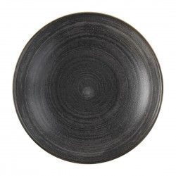 Assiettes coupes rondes Churchill Stonecast Raw Evolve Black 248mm (Lot de 12)