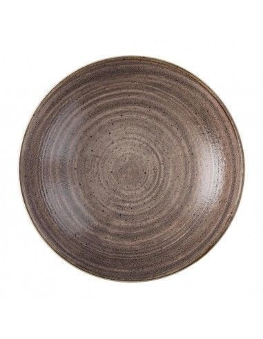 Bols Churchill Stonecast Raw Brown 184mm (Lot de 12)
