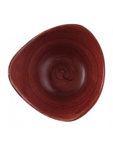 Bols triangulaires Churchill Stonecast Patina Red Rust 152mm (Lot de 12)