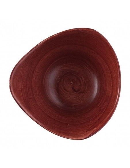 Bols triangulaires Churchill Stonecast Patina Red Rust 152mm (Lot de 12)