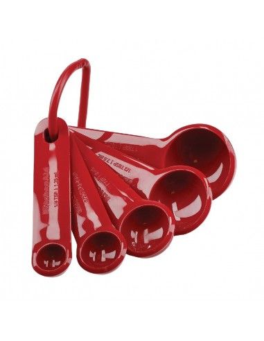 Cuillères doseuses KitchenAid rouge empire (lot de 5)