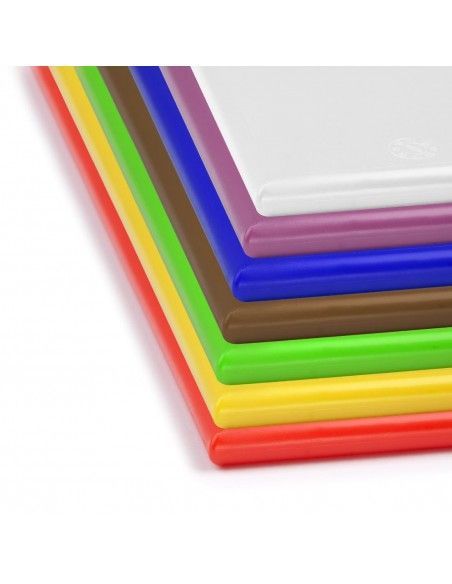 Ensemble de 7 planches à découper antibactériennes haute densité Hygiplas 10mm
