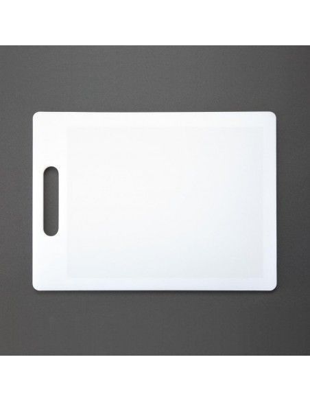 Planche à découper en polypropylène blanche Nisbets Essentials