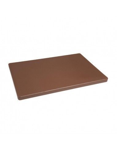 Planche à découper standard épaisse basse densité Hygiplas marron