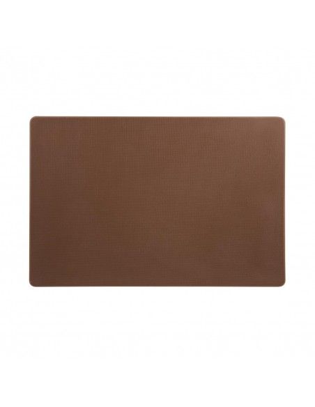 Planche à découper standard épaisse basse densité Hygiplas marron