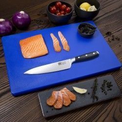Planche à découper standard épaisse basse densité Hygiplas bleue 2