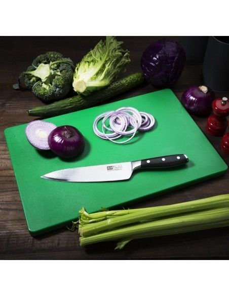 Planche à découper standard épaisse basse densité Hygiplas verte