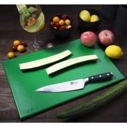 Planche à découper anti-bactérienne en haute densité Hygiplas verte 2