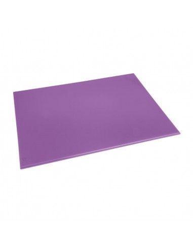 Planche à découper haute densité Hygiplas violette  600x450x12mm