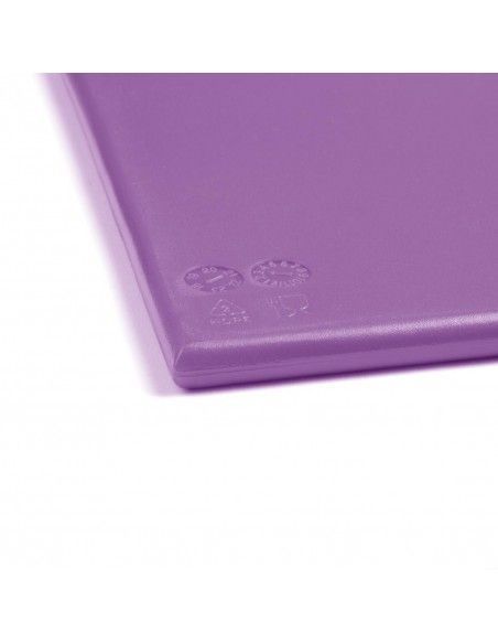 Planche à découper haute densité Hygiplas violette  600x450x12mm