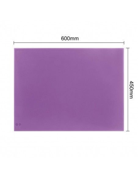Planche à découper haute densité Hygiplas violette  600x450x12mm