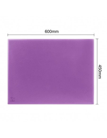 Planche à découper haute densité Hygiplas violette  600x450x25mm