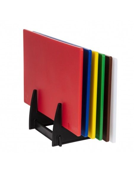 Lot de 6 planches à découper standard basse densité avec support et poster Hygiplas
