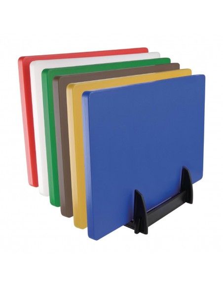 Grand support plastique pour planches à découper Hygiplas