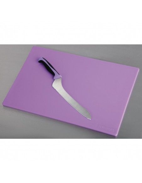 Planche à découper standard basse densité Hygiplas violette