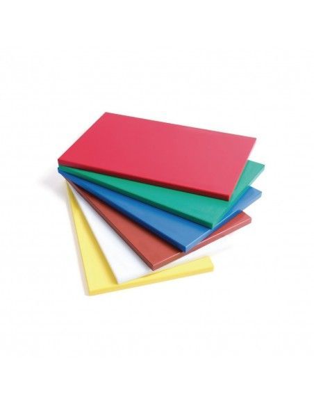 Planche à découper GN 1/2 en polyéthylène haute densité Gastro M  rouge