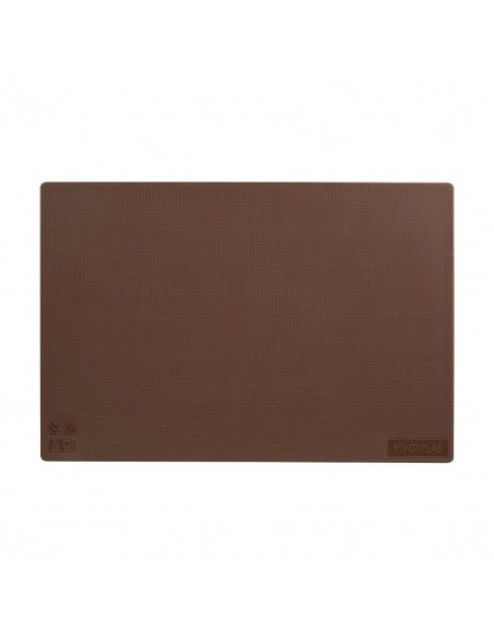 Planche à découper antibactérienne basse densité Hygiplas marron