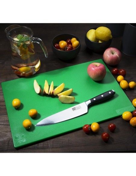 Planche à découper antibactérienne basse densité Hygiplas vert