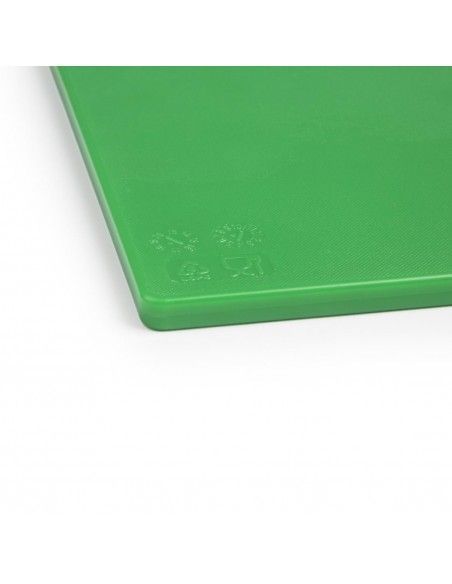 Planche à découper antibactérienne basse densité Hygiplas vert