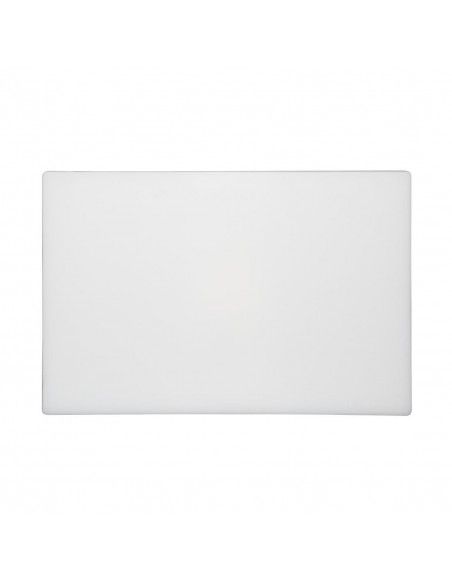 Planche à découper antibactérienne basse densité Hygiplas blanche