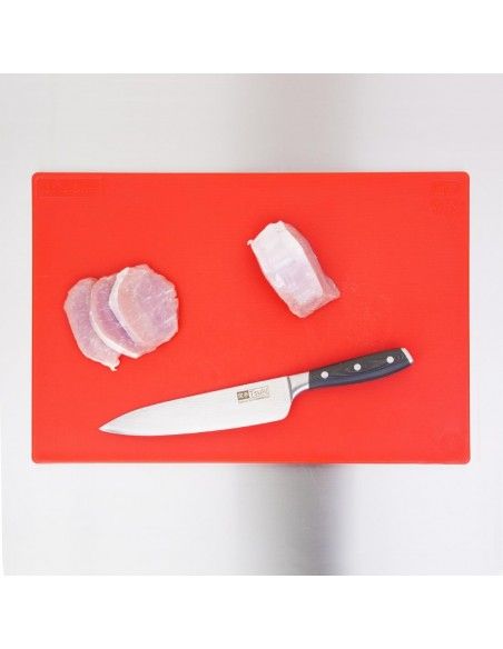 Lot de 6 planches à découper antibactériennes basse densité Hygiplas