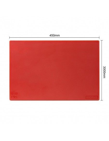 Lot de 6 planches à découper antibactériennes basse densité Hygiplas