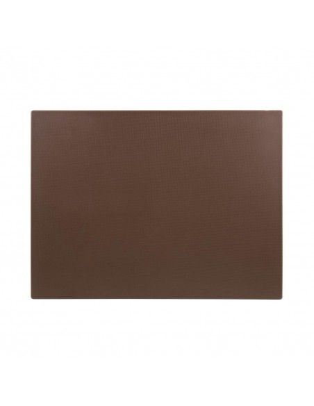 Grande planche à découper basse densité Hygiplas marron