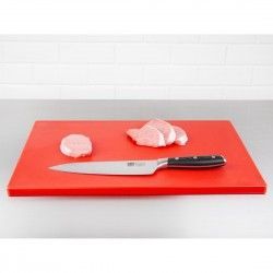 Grande planche à découper épaisse basse densité Hygiplas rouge 2