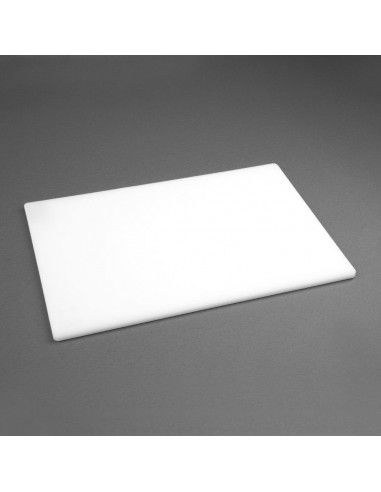 Grande planche à découper basse densité Hygiplas blanche