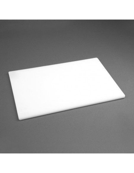 Grande planche à découper basse densité Hygiplas blanche