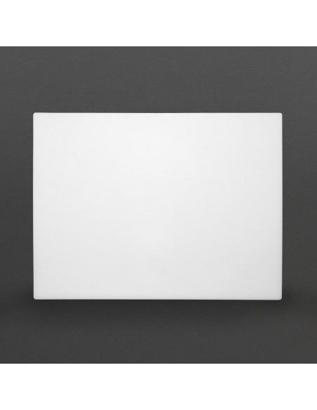 Grande planche à découper basse densité Hygiplas blanche