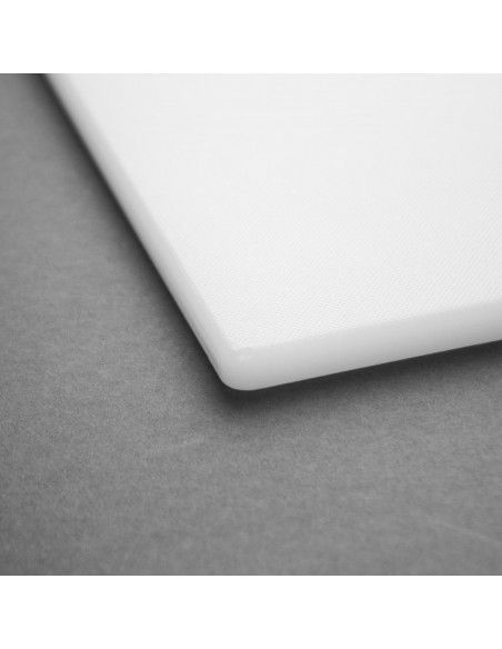 Grande planche à découper basse densité Hygiplas blanche