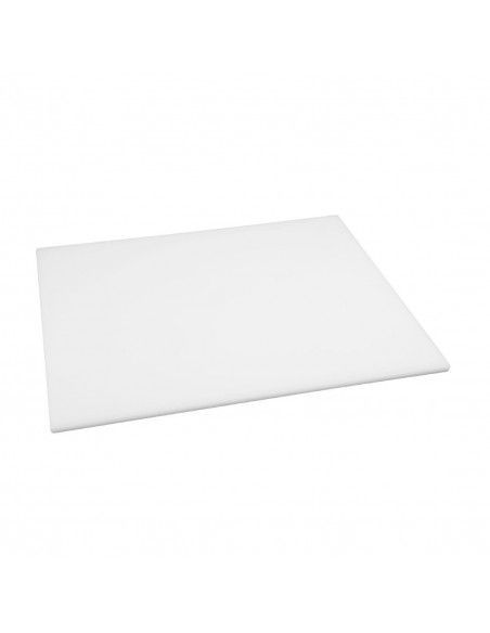 Grande planche à découper basse densité Hygiplas blanche