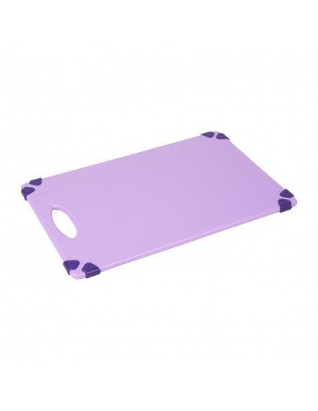 Planche à découper antidérapante professionnelle Hygiplas violette 458x306mm
