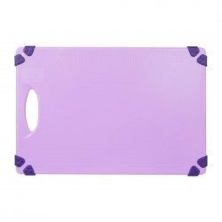 Planche à découper antidérapante professionnelle Hygiplas violette 458x306mm 2
