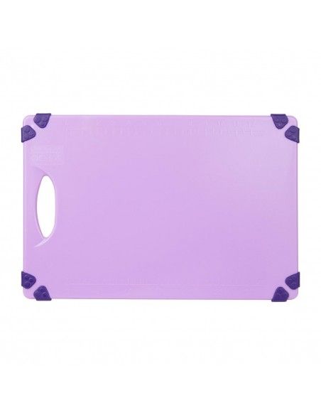 Planche à découper antidérapante professionnelle Hygiplas violette 458x306mm