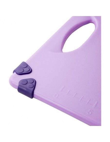 Planche à découper antidérapante professionnelle Hygiplas violette 458x306mm