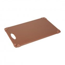 Planche à découper antidérapante professionnelle Hygiplas marron 458x306mm