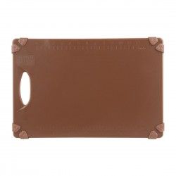 Planche à découper antidérapante professionnelle Hygiplas marron 458x306mm 2