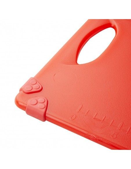 Planche à découper antidérapante professionnelle Hygiplas rouge 458x306mm
