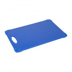 Planche à découper antidérapante professionnelle Hygiplas bleue 458x306mm