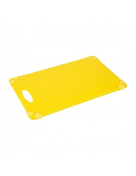 Planche à découper antidérapante professionnelle Hygiplas jaune 458x306mm