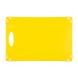 Planche à découper antidérapante professionnelle Hygiplas jaune 458x306mm 2