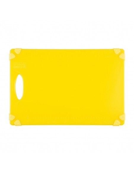 Planche à découper antidérapante professionnelle Hygiplas jaune 458x306mm