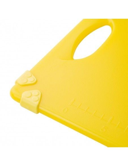 Planche à découper antidérapante professionnelle Hygiplas jaune 458x306mm